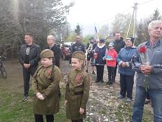 8 мая в деревне Бережки прошёл митинг, посвящённый 77-годовщине Победы в Великой Отечественной Войне