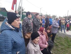 8 мая в деревне Бережки прошёл митинг, посвящённый 77-годовщине Победы в Великой Отечественной Войне